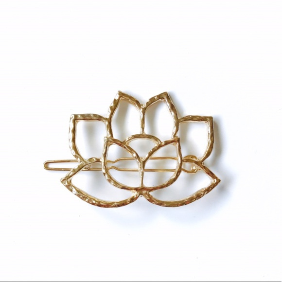 Bondhu Accessories - Sacred Lotus Hair Clip--Fair Trade